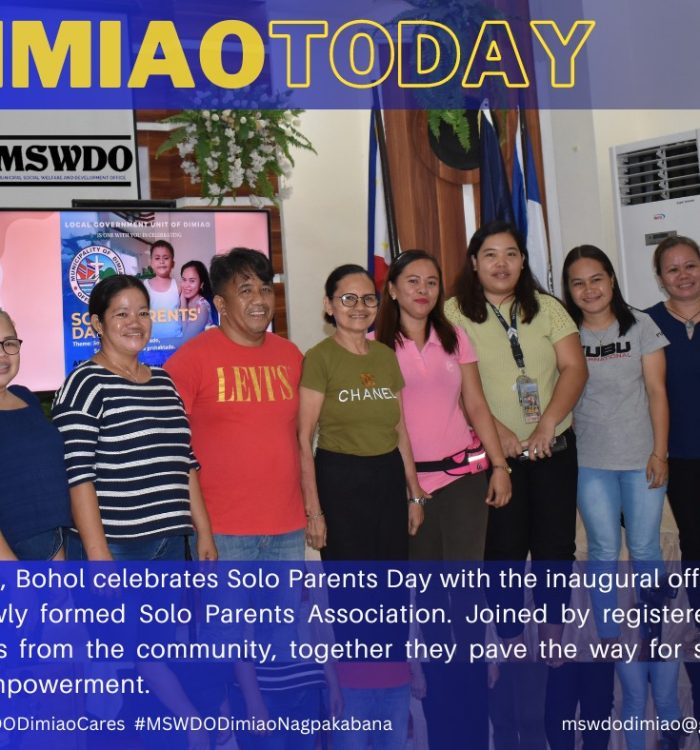 Solo Parents Day In Dimiao, Bohol